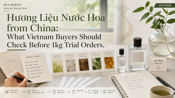 Hương Liệu Nước Hoa from China: What Vietnam Buyers Should Check Before 1kg Trial Orders