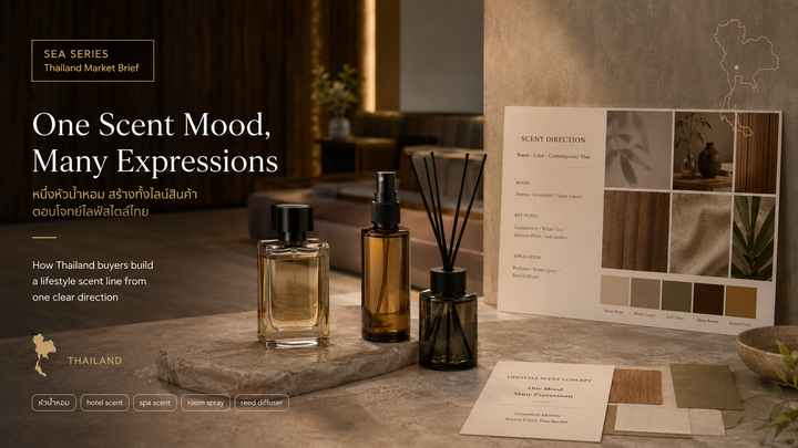 Thailand หัวน้ำหอม Buyers: How to Build Perfume, Room Spray and Diffuser Lines