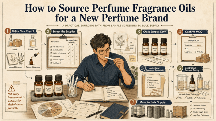 How to Source Perfume Fragrance Oils for a New Perfume Brand