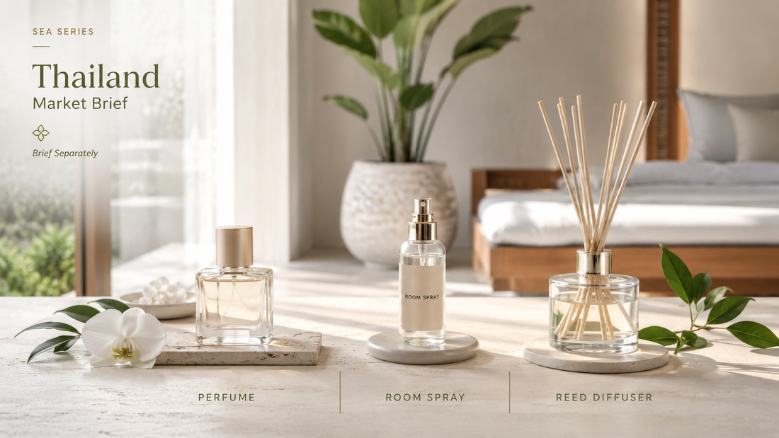 Thailand Hotel Scent Buyers: Brief Perfume, Room Spray and Diffuser Separately