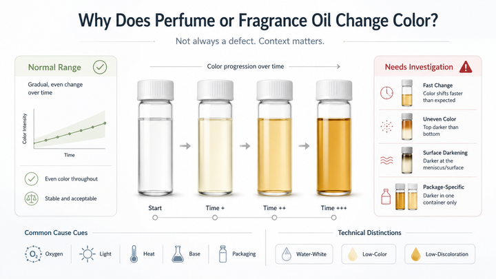 Why Does Perfume or Fragrance Oil Change Color?