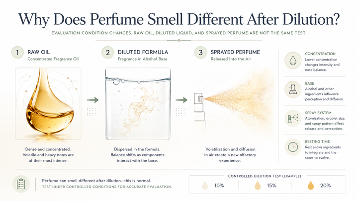 Why Does Perfume Smell Different After Dilution?